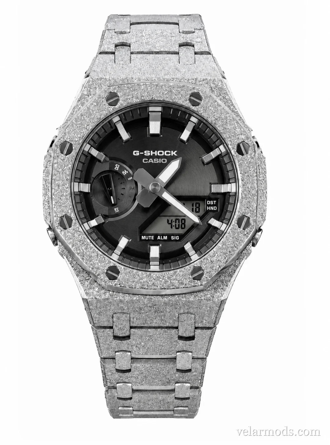 Casio G-Shock Iced Out Black — montre mod Velar Mods